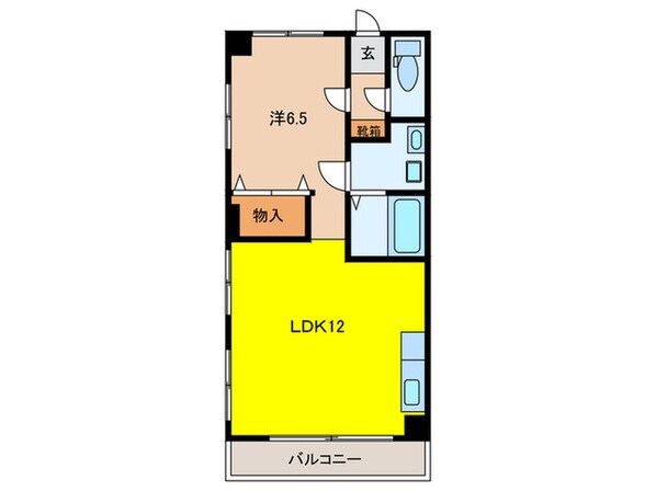 明神マンションⅠの物件間取画像